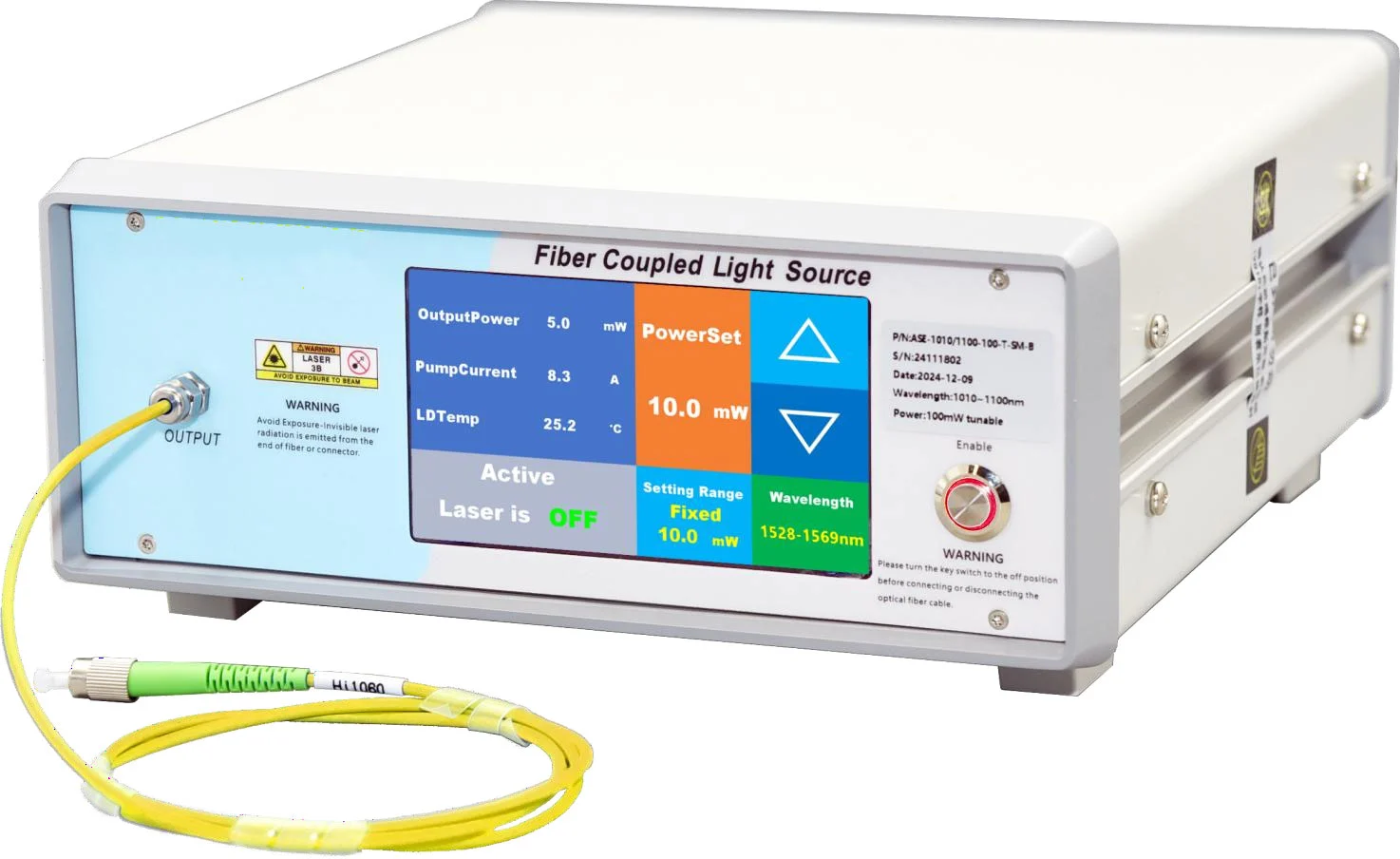 2000nm Wavelength Sm Fiber Coupled Laser